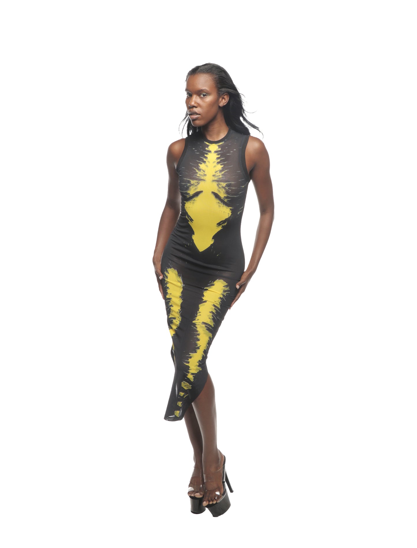 VELENO DRESS IN YELLOW